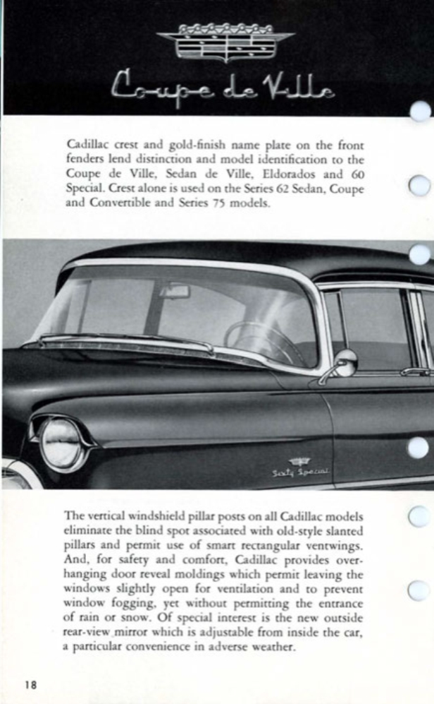 1956 Cadillac Salesmans Data Book Page 5